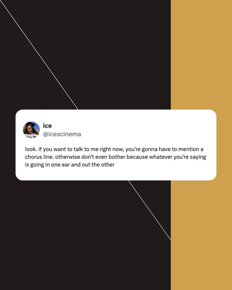 Hey Siri, play "What I Did for Love" from A Chorus Line... #AChorusLine50