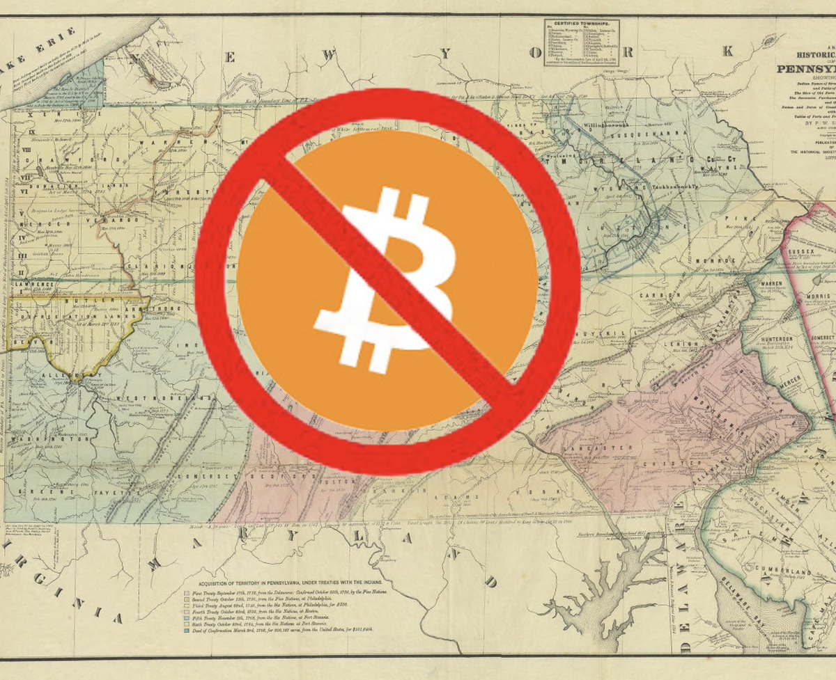 JUST IN: Pennsylvania lawmakers introduce House Bill 1812, which would ban  public officials from owning Bitcoin or crypto. Violations could bring  fines or even jail time.