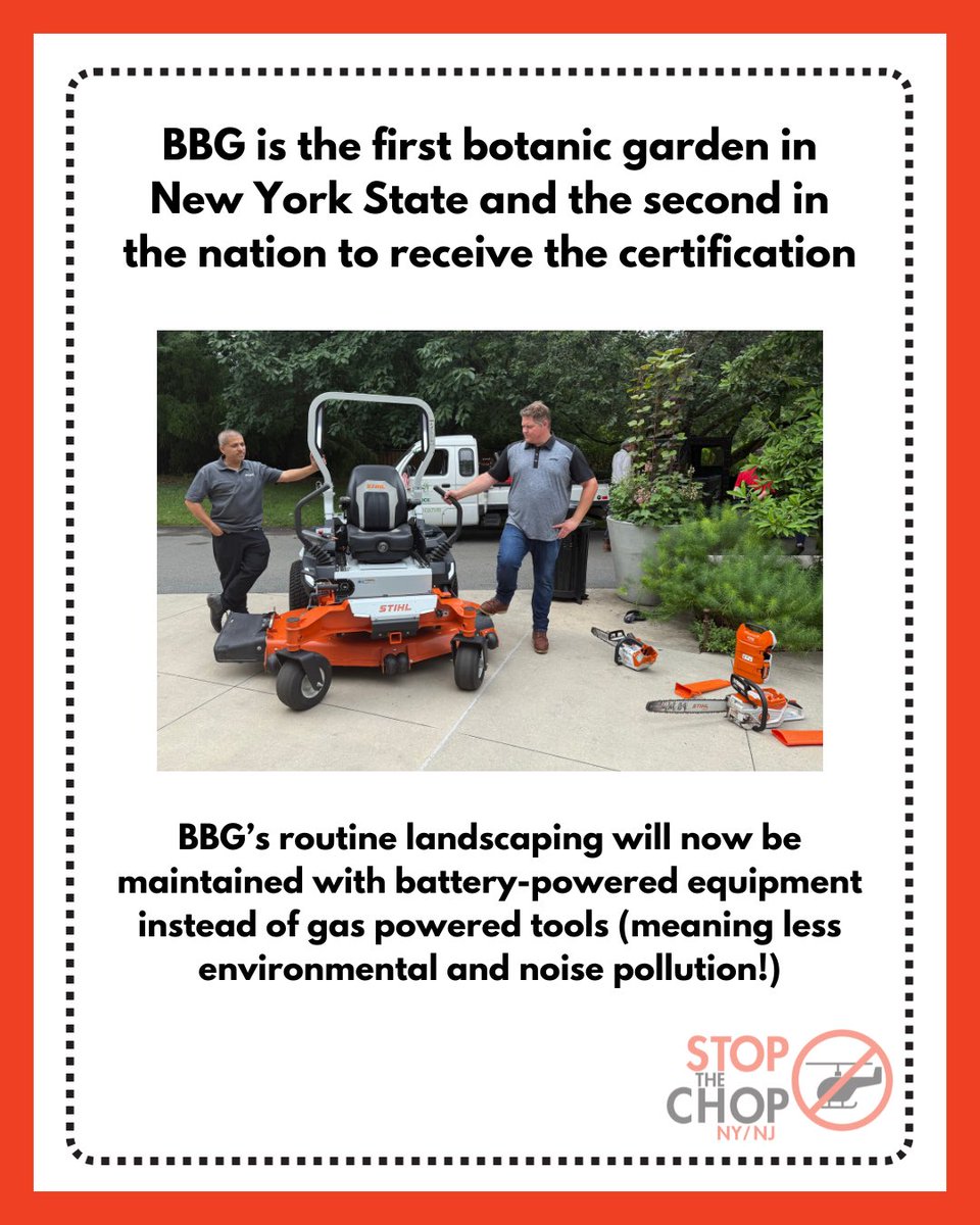 StoptheChopNYNJ's tweet photo. Congrats to @BrooklynBotanic on their American Green Zone Alliance Certification! BBG President and STCNYNJ Board Member, Adrian Benepe, accepted the certification from #AGZA and #QuietCommunities. #brooklyn #brooklynbotanicgarden #NoisePollution #stopthechop https://t.co/si7WHYl2Pm