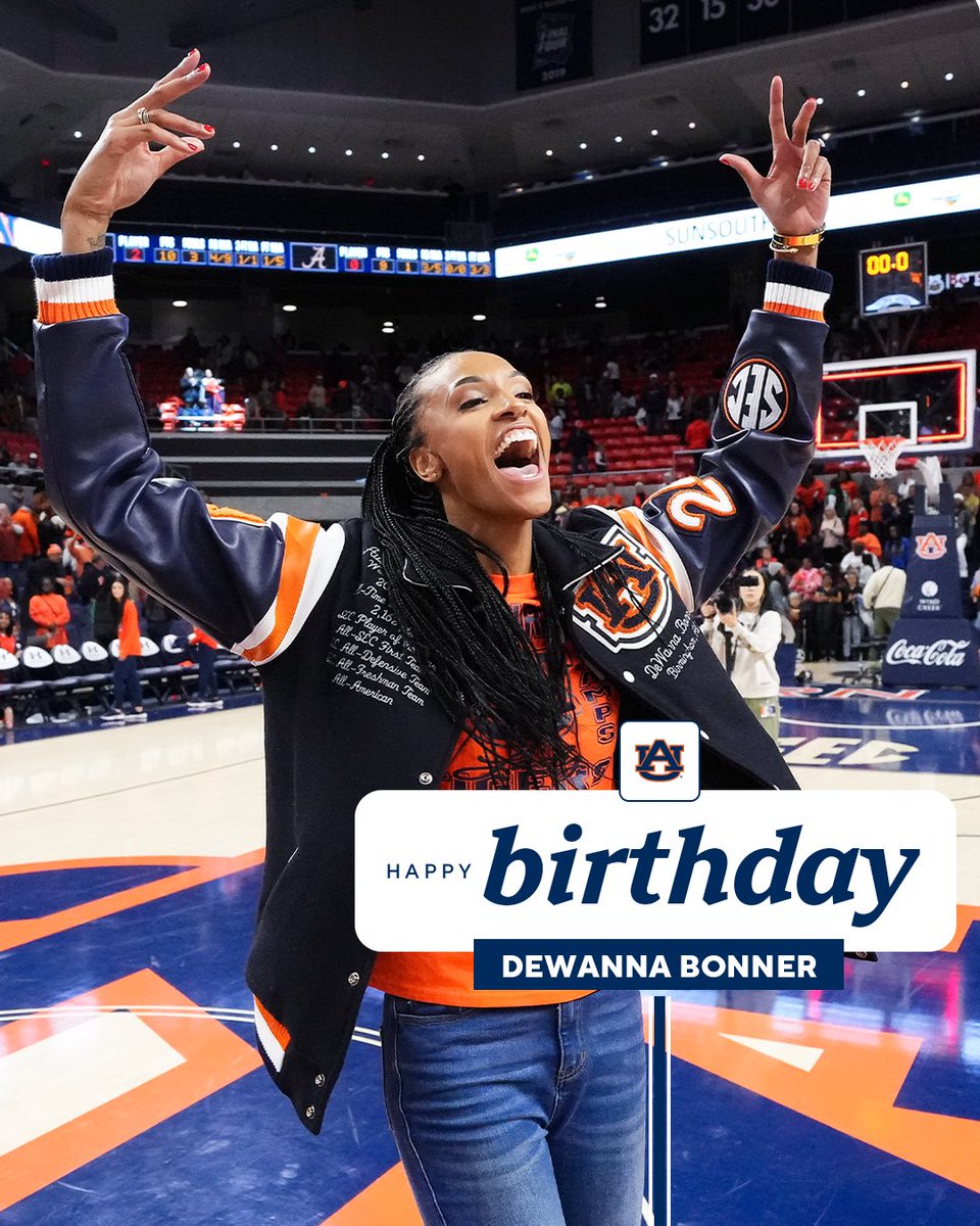Happy Birthday to our 🐐 

We love you <a href="/DEEBONNER24/">Dewanna Bonner</a>!! Have a great day and go get a dub tonight 😤

#WarEagle