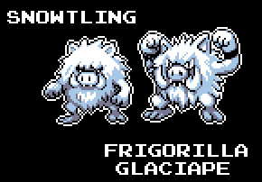 I was going to make a unique-looking mankey, but ended up making these instead :P  Unsure about their names yet. #fakemon #pixelart