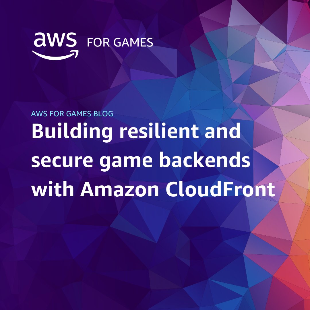 AWSGameTech's tweet image. 📢 Game developers, want to level up your backend infrastructure?
Amazon CloudFront helps transform your game&apos;s performance &amp;amp; security.

📍 Read the full article: go.aws/4fXGIa7

#AWSforGames #AmazonCloudFront #GameDev