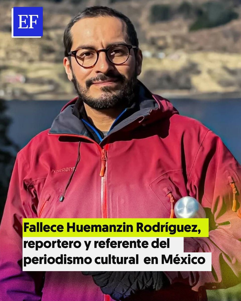ElFinanciero_Mx's tweet photo. ⚫ Huemanzin Rodríguez, reconocido periodista cultural en México, falleció este 21 de agosto a los 51 años de edad; el reportero padecía cáncer y pidió a familiares y amigos no difundir la noticia https://t.co/XewaHLteEz