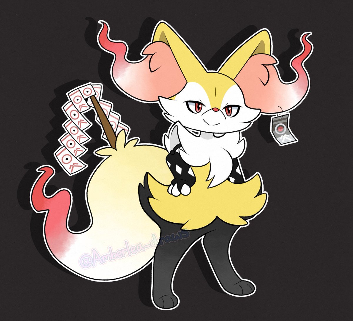 Braixen oc design commish~