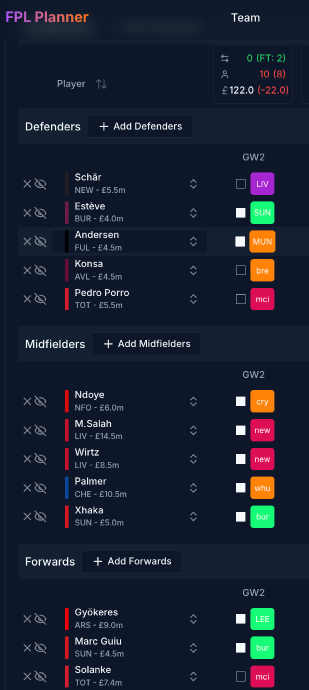 fpl_piit's tweet photo. Having said that, Konsa's red card also causes huge issues in my defense. Should I roll and just start Schär or Porro? 😱😱 https://t.co/nBK60GoAHT