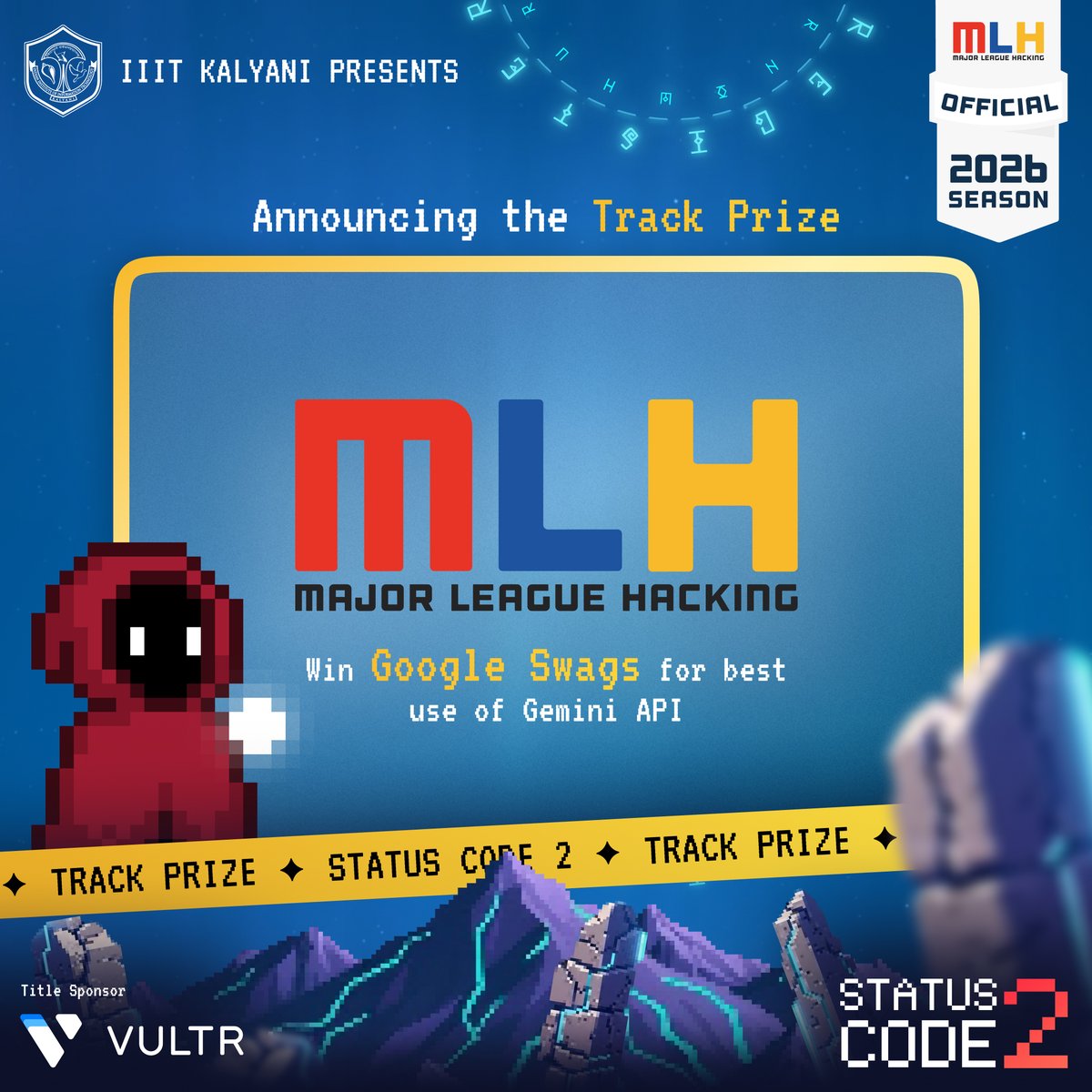 Status_Code_'s tweet image. 🏆 Announcing the Track Prizes for #StatusCode2! 🎉
We’re beyond excited to unveil the amazing rewards waiting for the best minds across each track. 💻✨
Your innovation, creativity, and problem-solving skills will be celebrated with recognition and prizes!