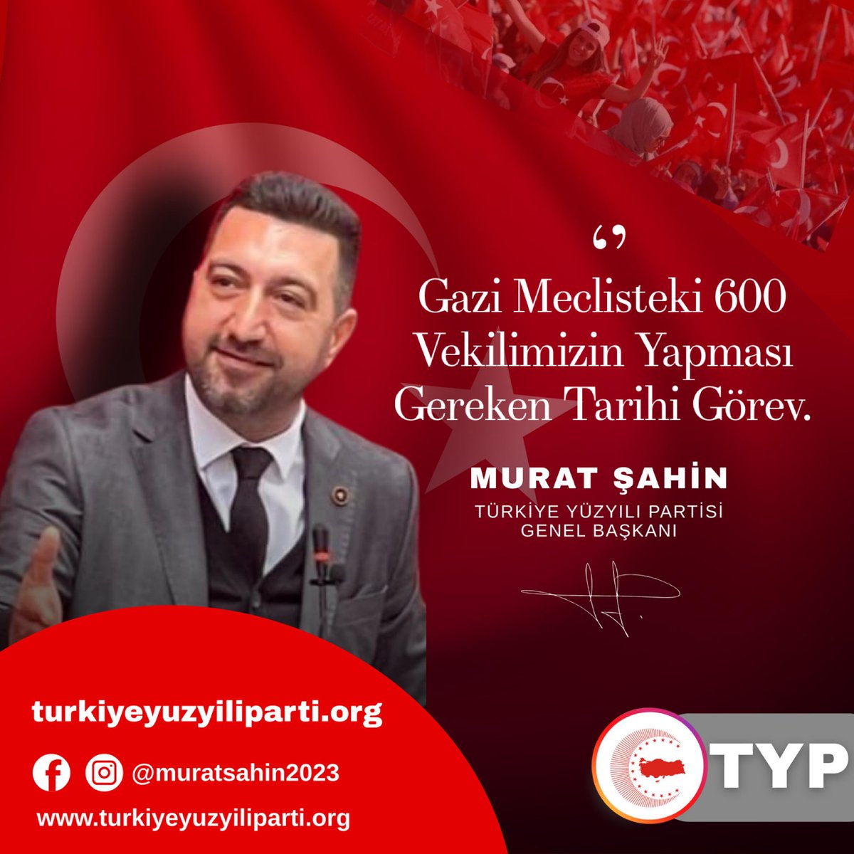 Sayın 600 milletvekili,

Aziz ve Necip TÜRK MİLLETİ; sizleri Sayın <a href="/TBMMresmi/">TBMM</a>’de MİLLETİMİZE hizmet edesiniz, talep, şikayet ve beklentilere de kulak veresiniz diye görevlendirdi..

TÜRK HALKININ seslenişi ve serzenişi arşa dayandı!!

1-) 1 defaya mahsus olmak üzere; ( ölümlü ve
