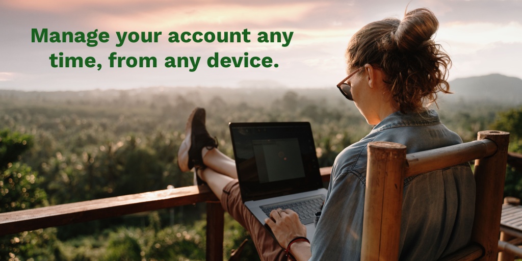 Enjoy the convenience of going digital.

Have your bills delivered directly to your inbox and manage your account anytime, from any device. #convenience #ebilling