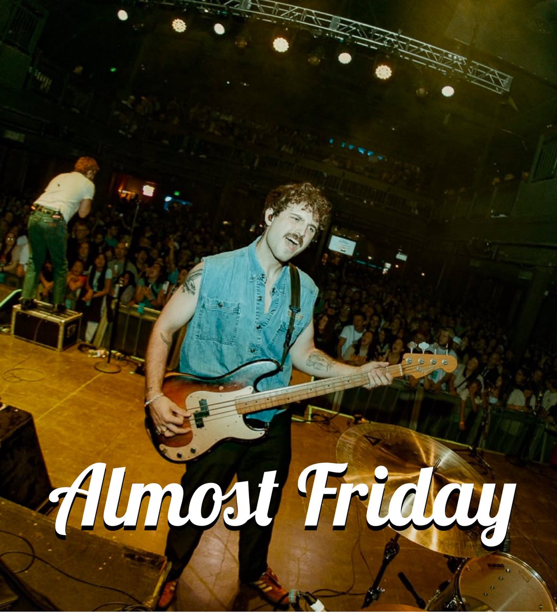 Its Almost Friday... one more day closer to .<a href="/the_wldlfe/">The Wldlfe</a> at The End! Veeps link on our story 🫶 #TheWldlfe #TheEnd #Nashville #LiveMusic #HeavenIsAPlace #AlmostFriday