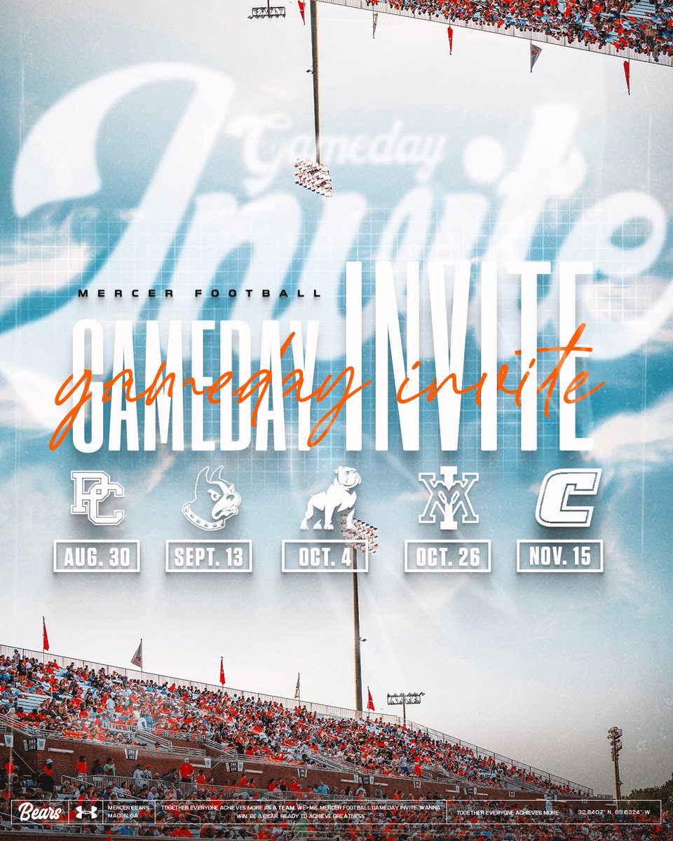 William (@r08_william) on Twitter photo Thank you <a href="/MercerFootball/">Mercer Football</a> for the game day invite!!!
<a href="/Coach_Jenks/">Hunter Jenks</a> <a href="/MarshallLaymarr/">Laymarr Marshall</a> <a href="/RecruitTheBrook/">RecruitTheBrook</a> Thank you <a href="/MercerFootball/">Mercer Football</a> for the game day invite!!!
<a href="/Coach_Jenks/">Hunter Jenks</a> <a href="/MarshallLaymarr/">Laymarr Marshall</a> <a href="/RecruitTheBrook/">RecruitTheBrook</a>