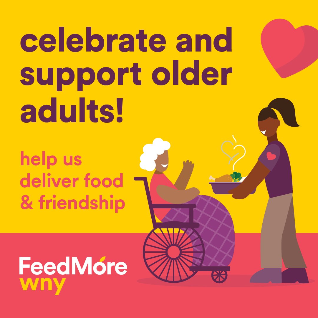 This National #SeniorCitizensDay, we recognize the countless contributions our aging neighbors have made in our community!

Help us celebrate and give back to our #olderadult neighbors by volunteering for our #MealsonWheels program.

Sign up today: feedmorewny.org/volunteer