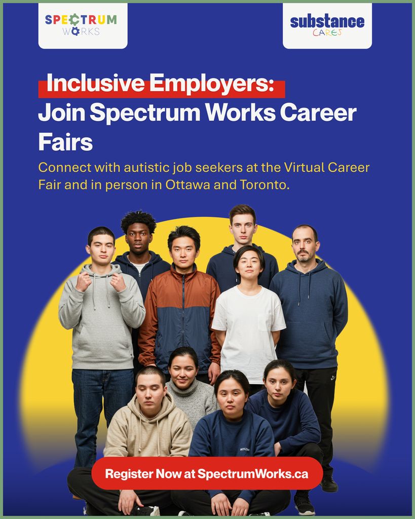 NeilForester's tweet image. In 2017, I created the world’s first job fair for Autistic Job Seekers. 9 years later, the mission is still strong.
We’re looking for employers of all sizes to join us in hiring this incredible community.
Register: spectrumworks.ca
DM me if interested + please share!