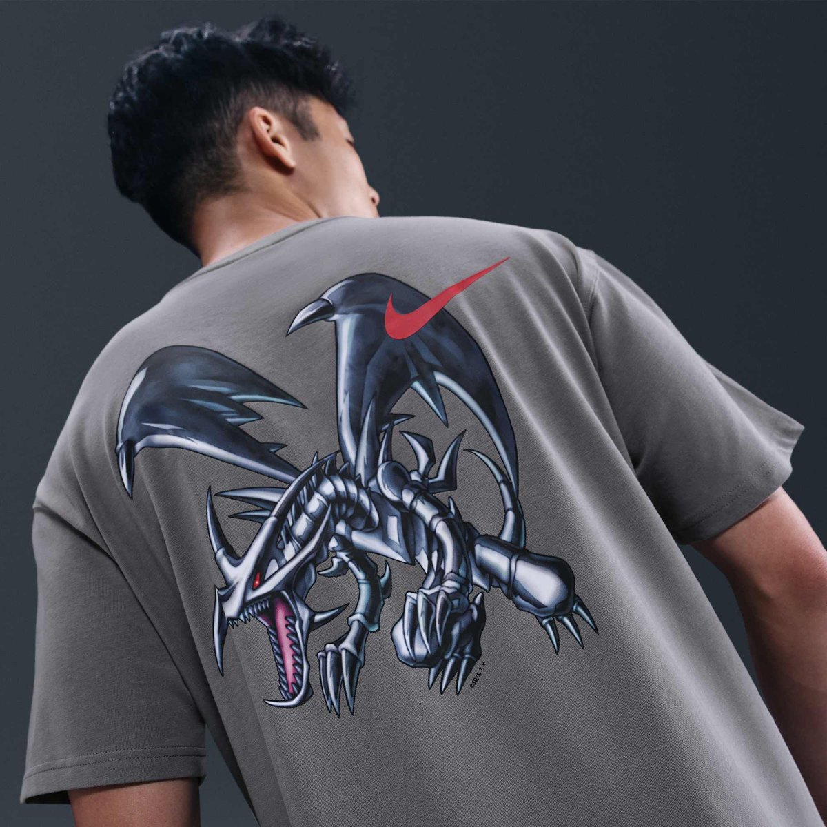 ModernNotoriety's tweet photo. Yu-Gi-Oh! x Nike "Red-Eyes Black Dragon" tee also dropping in Grey 

🗓️ September 12th
🏷️ $35 https://t.co/4ocyMPxYCb