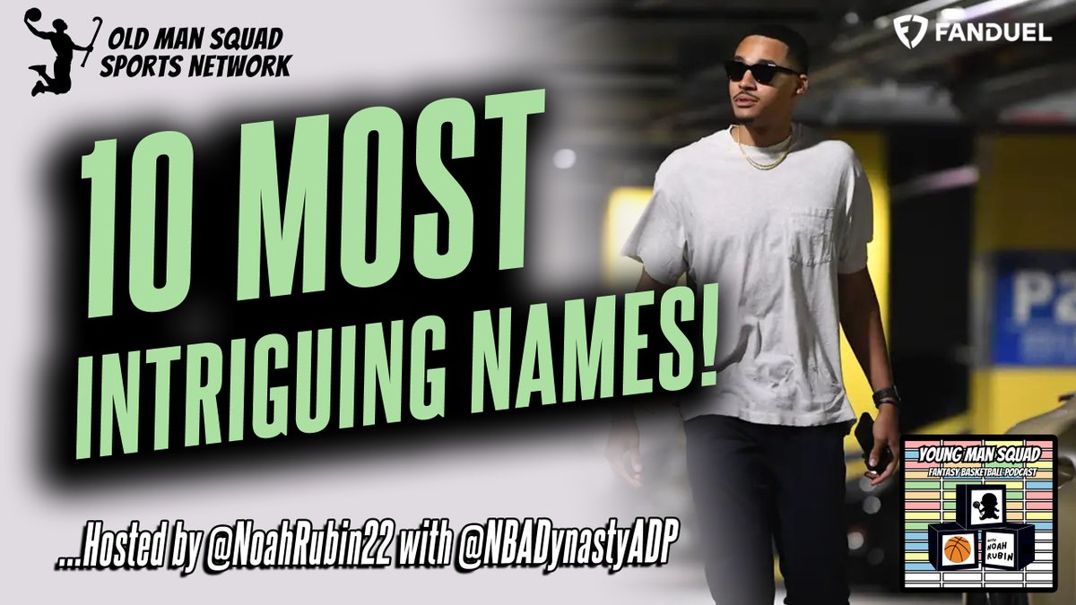 Here they are - the 10 most intriguing dynasty names... for a wide variety of reasons! <a href="/NoahRubin22/">Noah Rubin</a> &amp; <a href="/NBADynastyADP/">Matt Lawson</a> join forces to bring you the absolute finest dynasty work on Earth!

YT: youtu.be/isMHRgJb1QU

@fanduel <a href="/BleavNetwork/">Bleav</a>