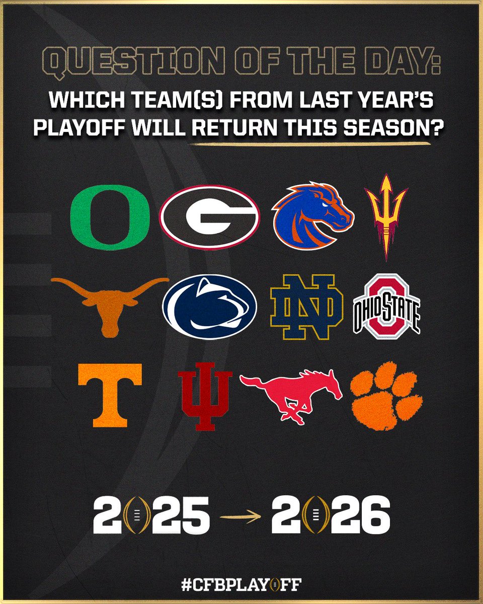 College Football Playoff tweet media