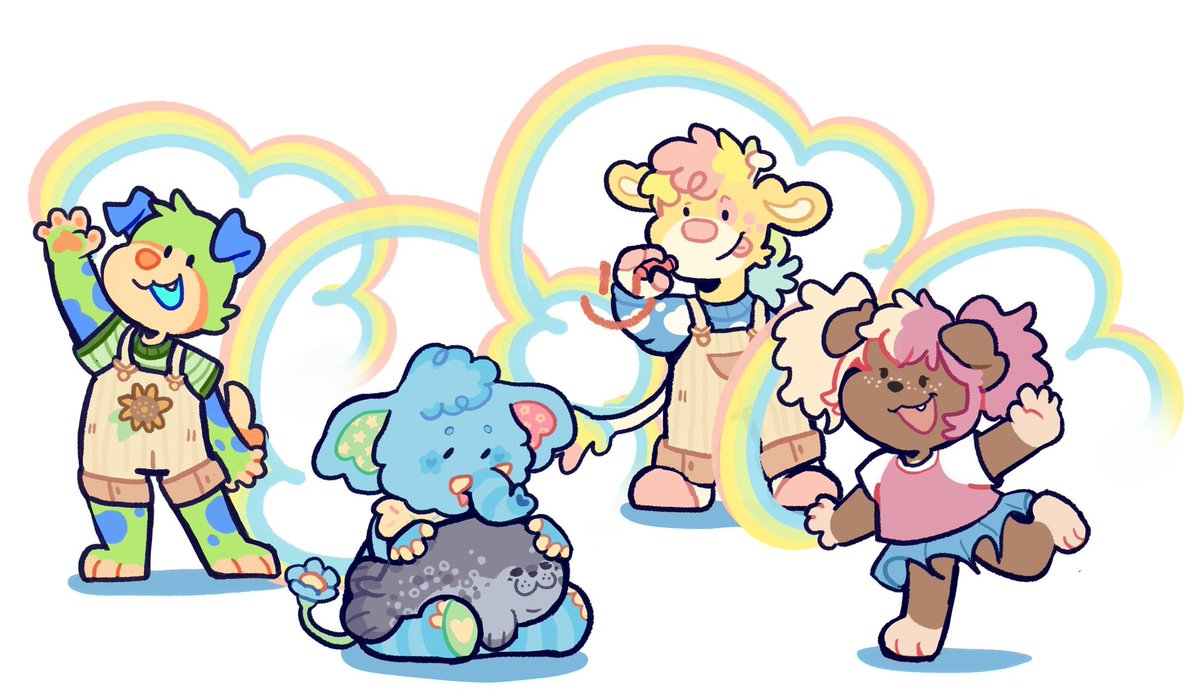 taking some chibis for 3️⃣5️⃣ USD! (usually 45!) 

pls comment or DM to claim!!
any species is ok, complex ocs or outfits may be extra! 🌈