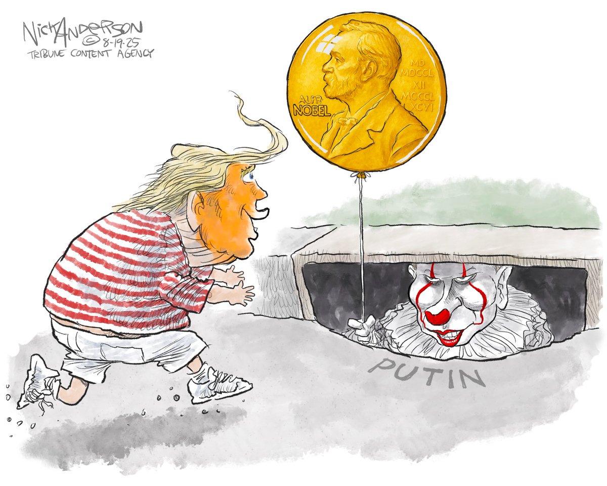 Trump chases the #NobelPrize 
#trump #putin