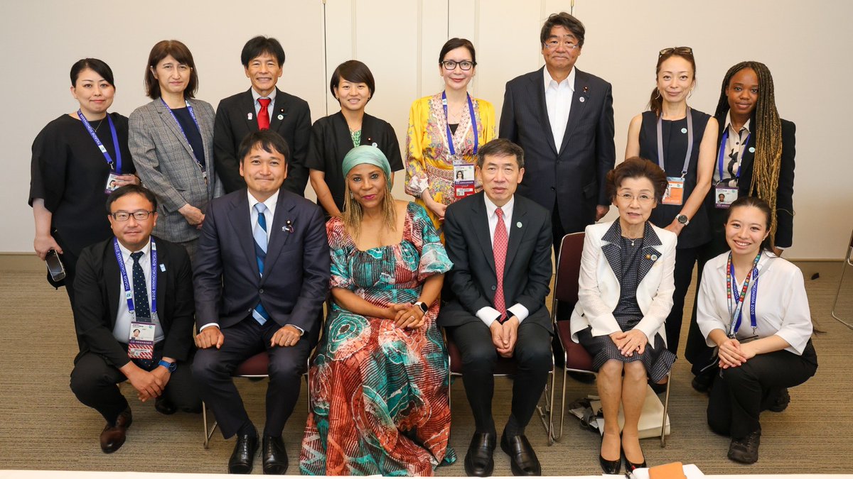 A productive meeting with Japan-AU Parliamentary League for Friendship during #TICAD9. We had a great discussion about how the League of MPs plays a vital role in the TICAD process with knowledge-sharing, learning, and cooperation with the African Union, with <a href="/UNDP/">UN Development</a> support.