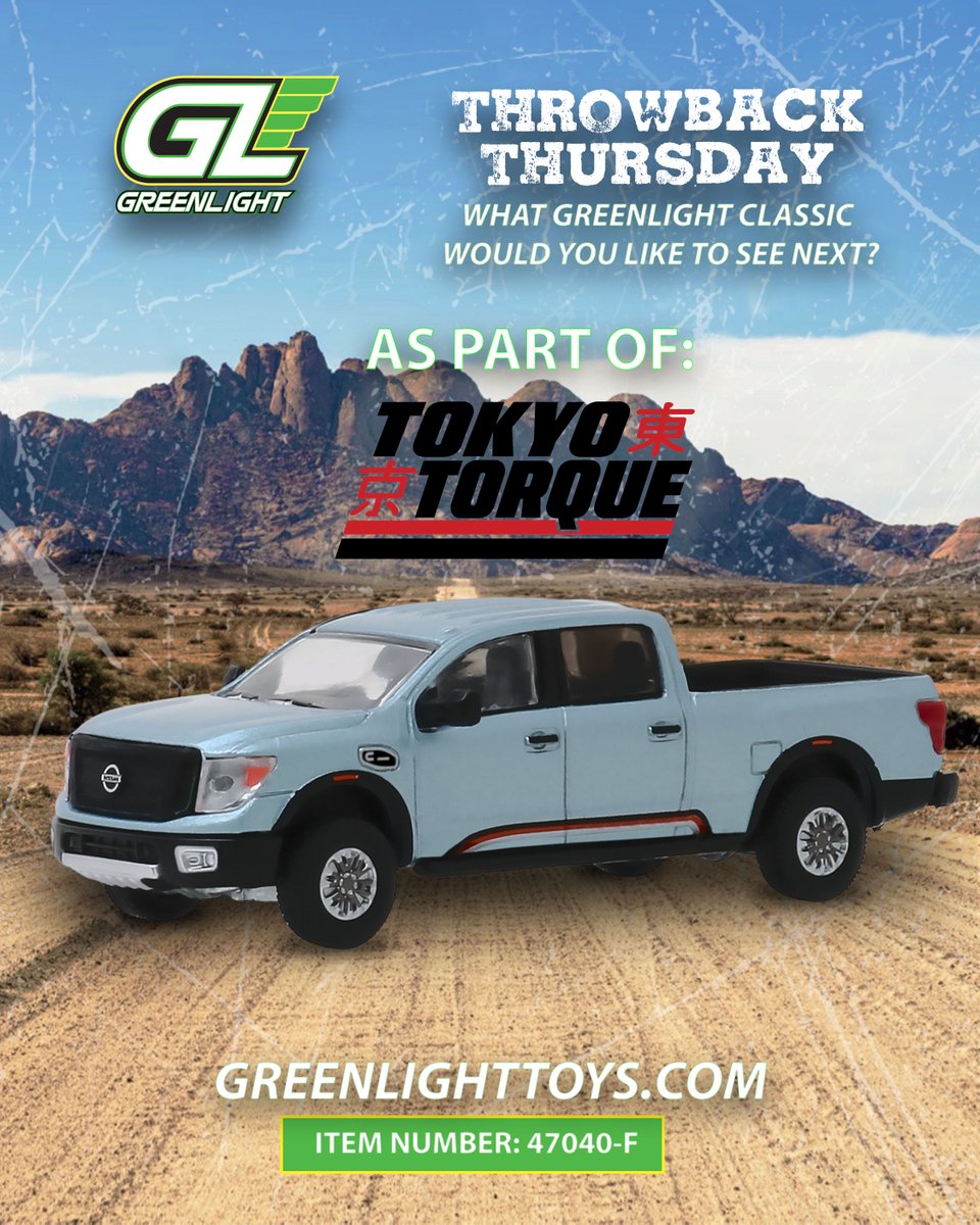 GLCollectibles's tweet photo. This limited-release Titan XD Warrior Tribute is a true gem. No longer available, but if you've got one, you're holding off-road history in miniature. We'd love to see it – share a pic and tag us! 📸
#GreenLightCollectibles #DiecastAddict #TBT #TitanXD #Pro4X https://t.co/MZeJwt4mDr