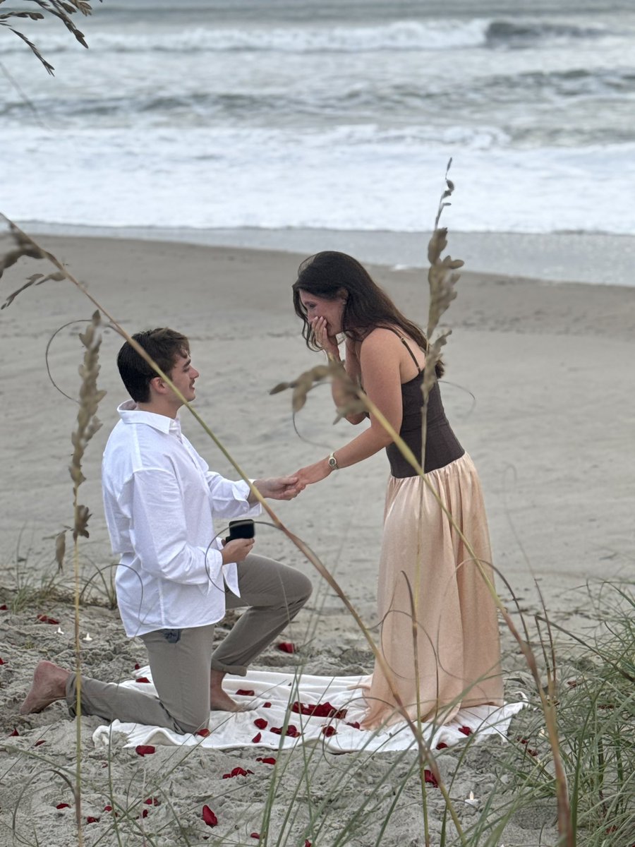 cbkmediamgt's tweet photo. It’s a summer to remember for client @SaraaHolland New sports anchor/reporter job at @WNCN in Raleigh and now a beach engagement…congrats to Sara and Colin! 💍
#RaleighTVNews
#CBS19
#SportsAnchorReporter
#ShesEngaged
#TeamCBK https://t.co/EVLIGBd7Ex