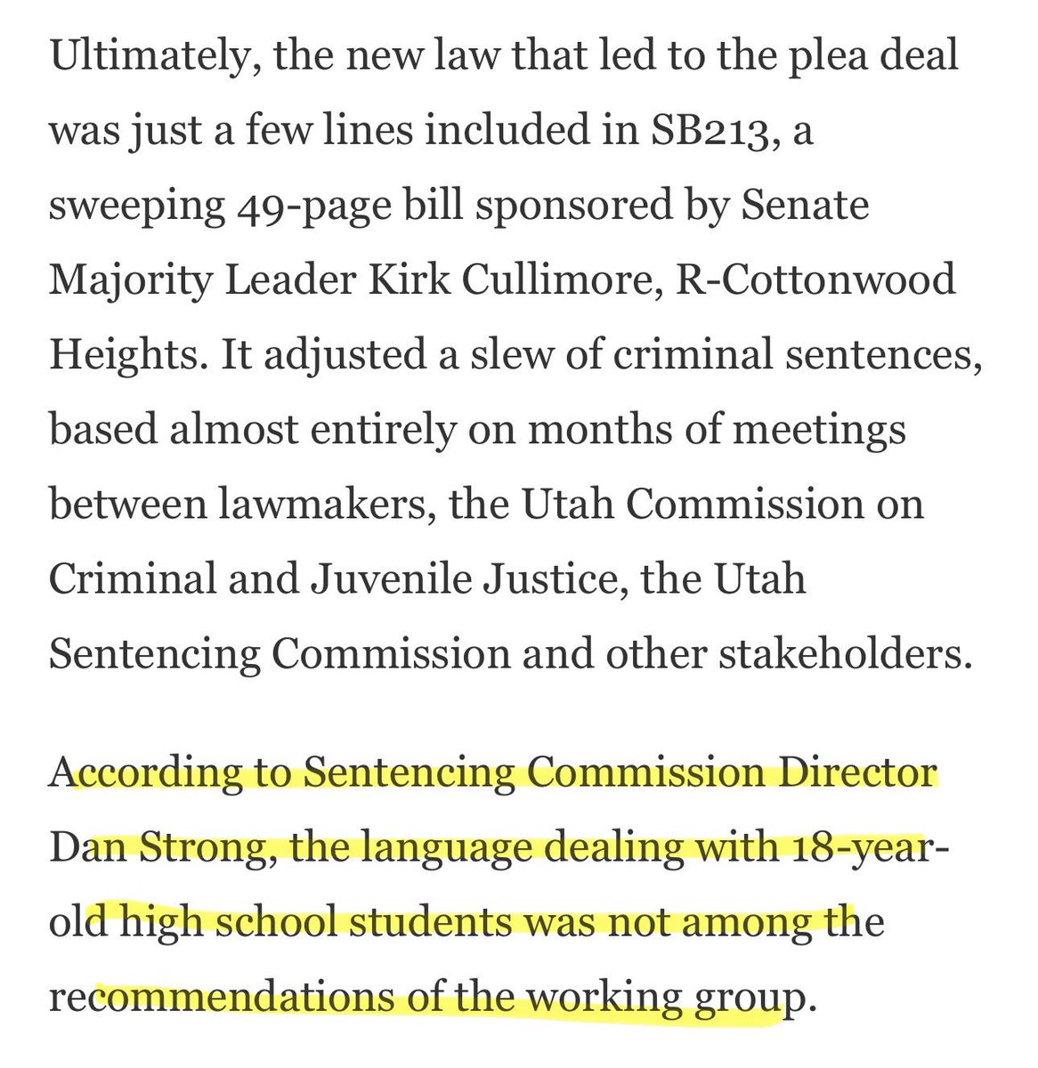 GOUD Maragani (@goud4utah) on Twitter photo Unfortunately, <a href="/GovCox/">Governor Cox</a>’s statement is full of lies
For example, he claims that groups met for months & debated the provision
That’s not true. Sen Cullimore circumvented the process that other provisions in SB213 went through to insert this provision that benefitted Unfortunately, <a href="/GovCox/">Governor Cox</a>’s statement is full of lies
For example, he claims that groups met for months & debated the provision
That’s not true. Sen Cullimore circumvented the process that other provisions in SB213 went through to insert this provision that benefitted