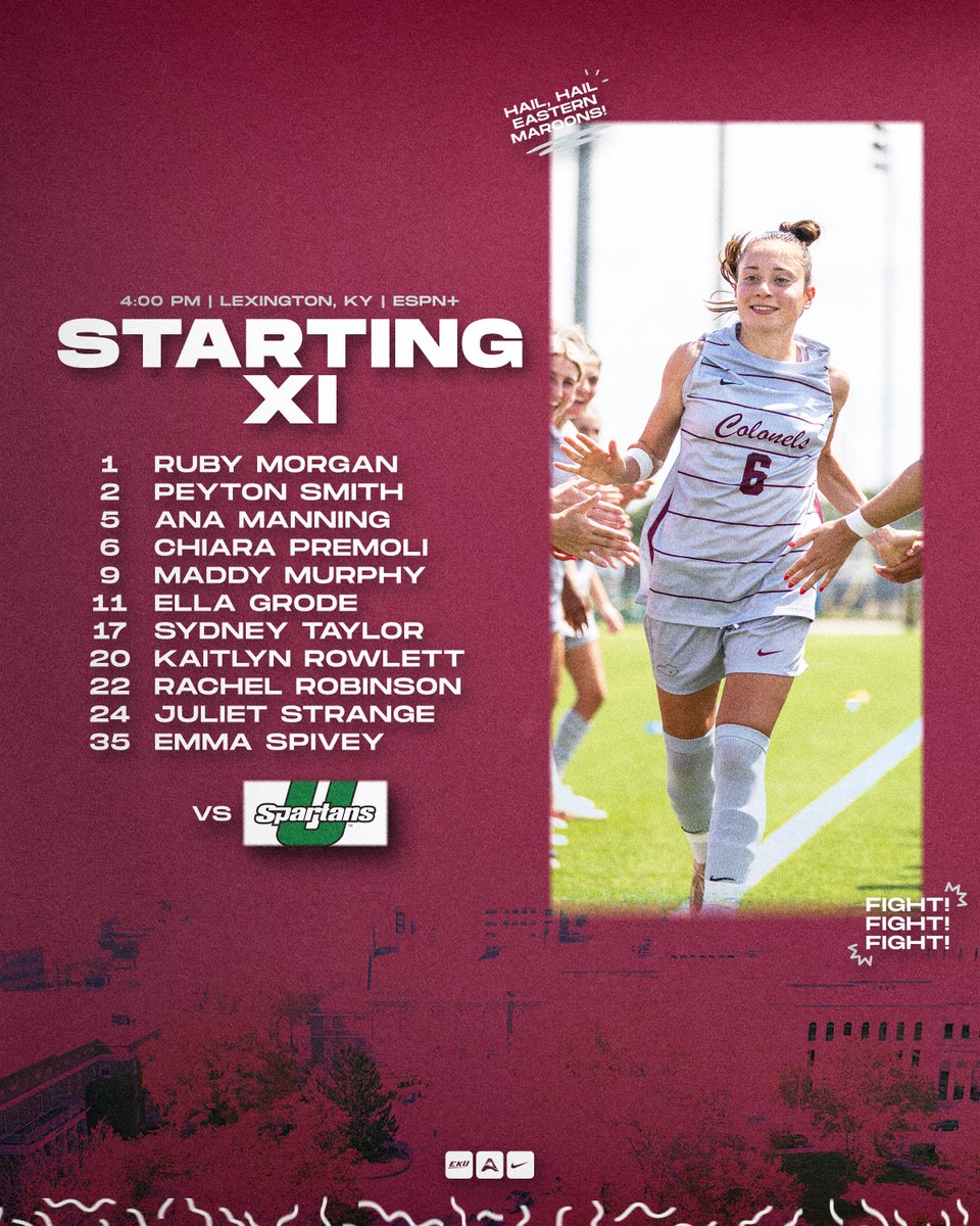 Our 11 today against Upstate 🫡

#GoBigE
