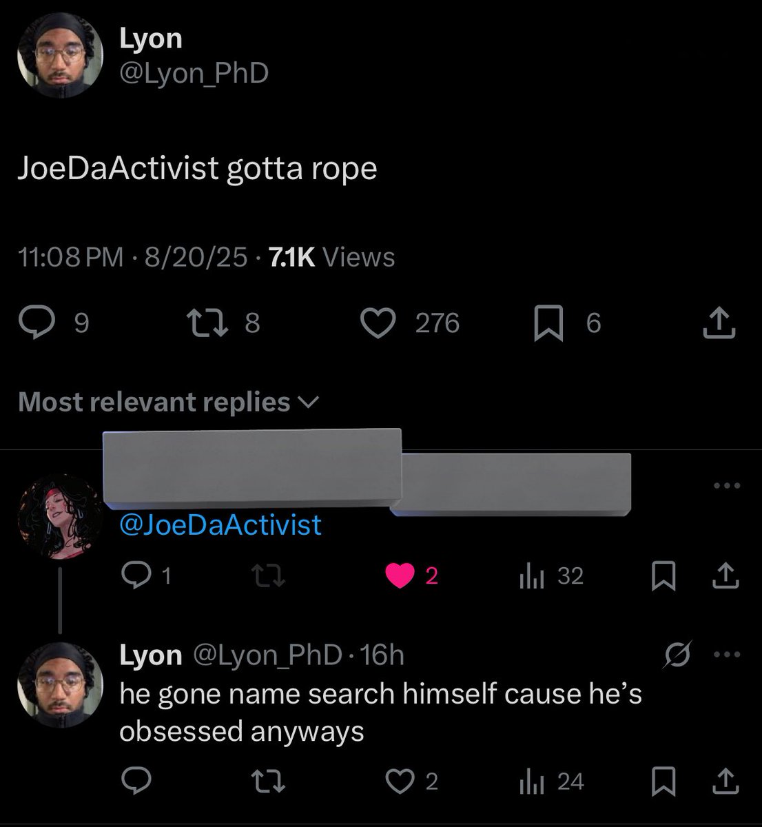 you as obsessed over trans ppl as you are with yourself

i pray you can one day find purpose in life bitch ass nigga