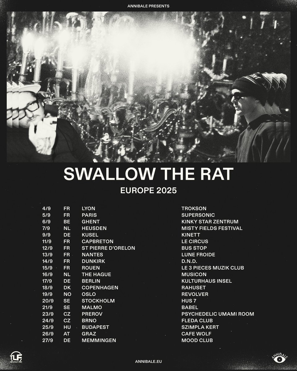 swallowtherat's tweet photo. European tour starts in 2 weeks!
https://t.co/cBzQkb8yWx https://t.co/EZTCHZlFU7