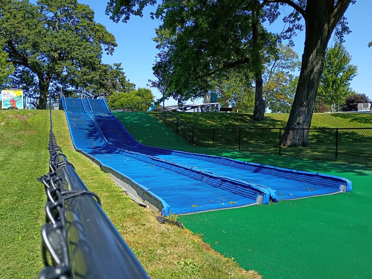 This is the LAST WEEKEND to ride the SUPER SLIDE before it closes for the season. Ride from 10 a.m. to 2 p.m. on Saturday, Aug. 23 and Sunday, Aug. 24.

The Super Slide is weather permitting. For more info about the Super Slide, please visit porthuronrec.com/superslide.