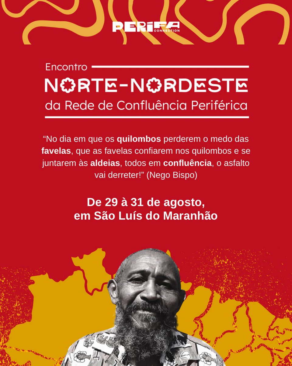 São Luís do Maranhão vai tremer com o Encontro Norte-Nordeste da Rede de Confluência Periférica do PerifaConnection 🔥

🫂Os encontros da Rede são espaços de confluência, sonhos coletivos, acolhimento e planos para fortalecer a mobilização e incidência das periferias brasileiras.