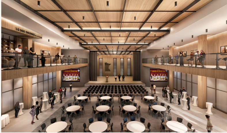 Plans are in the works for a $70 mil Minnesota Hockey Hall of Fame to be located in the Twin Cities with open date in 2028. Here are some renderings....