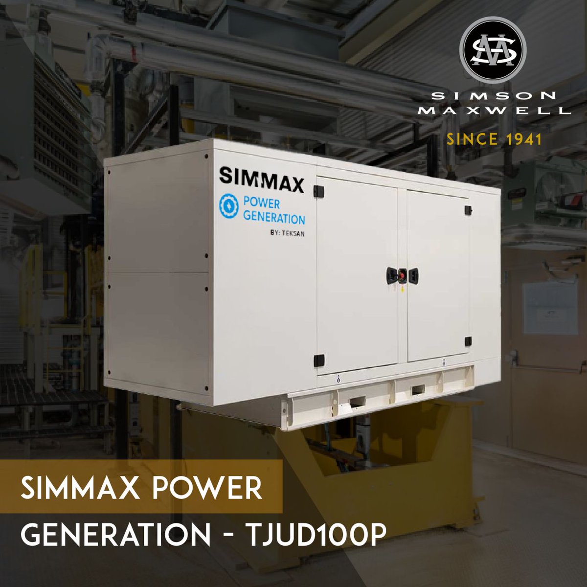 SimsonMaxwell's tweet image. The Simmax TJUD100P packs 100 kW of standby power 💪

✔ Powered by Doosan
✔ UL2200 + CSA certified
✔ Cold-weather ready
✔ Low-noise enclosure

Built for reliability when it matters most.
🔗 simson-maxwell.com/power-generati…

#TJUD100P #Simmax #StandbyPower #DieselGenerator
