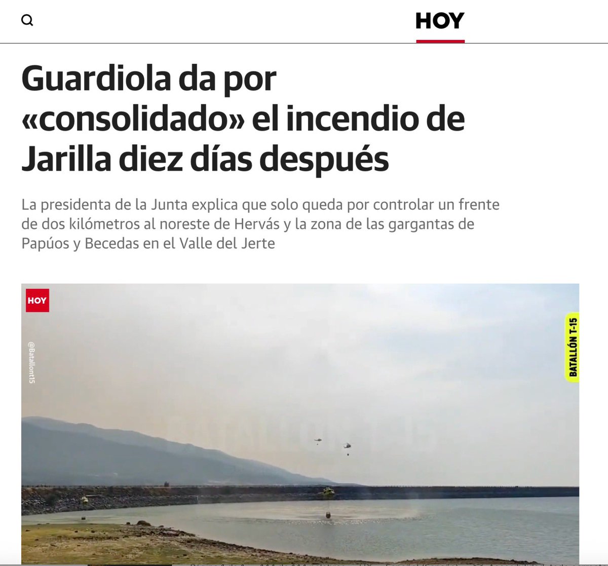 ¿El #incendio de #Jarilla en #Cáceres se “consolida”? ¿Arderá para toda la vida? #Políticos y #periodistas, dejen de reproducir el argot técnico sin ton ni son como papagayos <a href="/RAEinforma/">RAE</a> es clara con el significado de consolidar: “convertir algo en definitivo y estable”