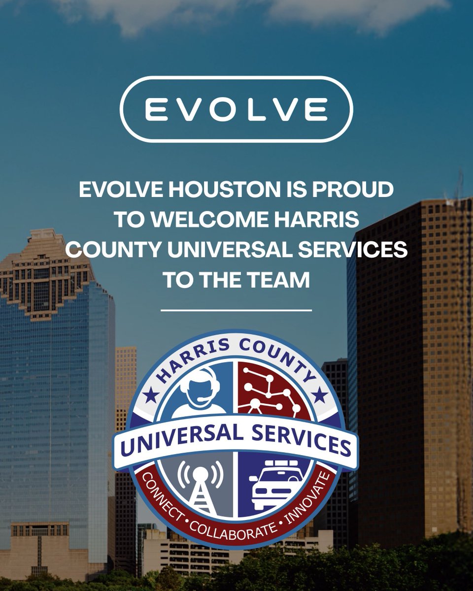 🚗⚡ Big news: Harris County is now a member of Evolve Houston!

Through Harris County Universal Services, they bring one of the region’s largest public fleets and a strong commitment to cleaner, smarter transportation. Excited for what’s ahead!

#EVs #CleanTransportation #HTX