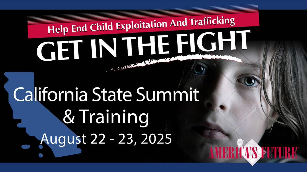 California, the fight is here.

This Friday and Saturday in Oxnard, America’s Future is hosting a FREE Get In The Fight Summit &amp; Training all about equipping you to defend children, protect communities, and take the fight to predators.

Location: Embrace Church, Oxnard, CA