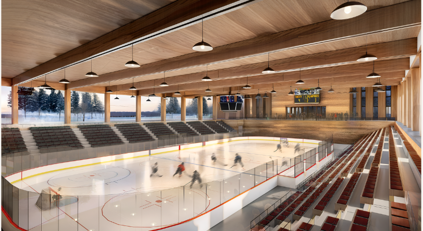 DawnAtFOX9's tweet photo. Plans are in the works for a $70 mil Minnesota Hockey Hall of Fame to be located in the Twin Cities with open date in 2028. Here are some renderings.... https://t.co/cvAlVmvfGd
