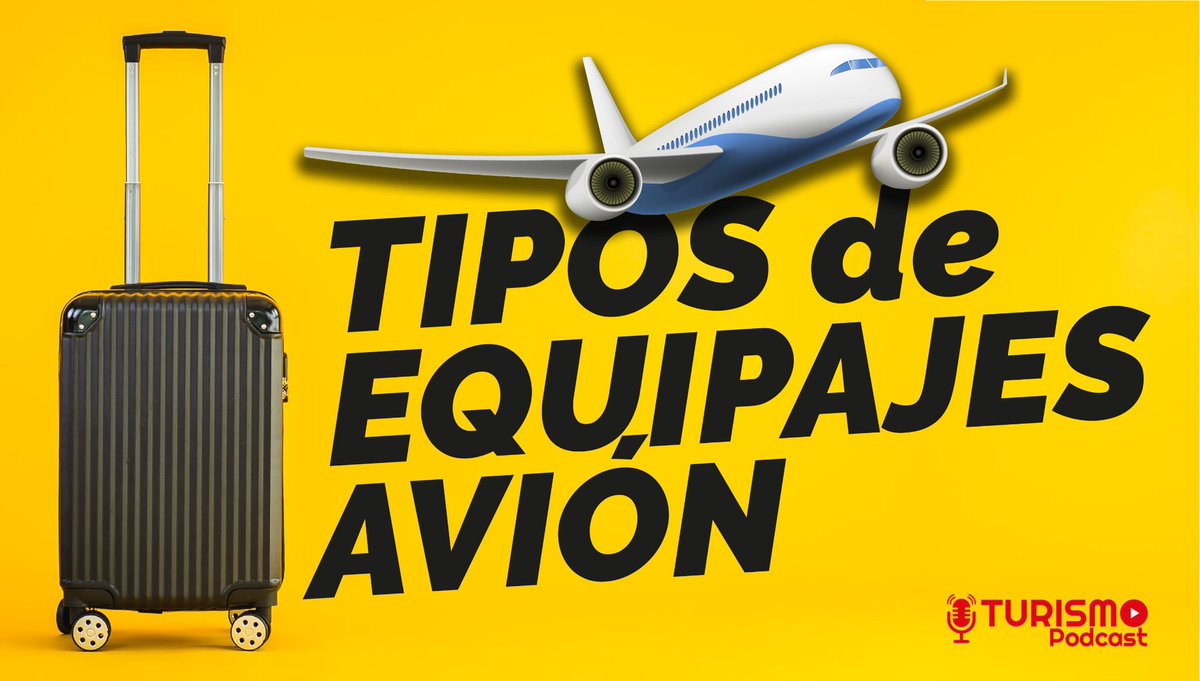 Tipos de Equipajes para Viajar en AVIÓN 🛫 el uso correcto de cada uno y cómo ahorrar dinero en ese proceso. 

VIDEO: youtu.be/m54B7htsblI?si…

#TurismoPodcast