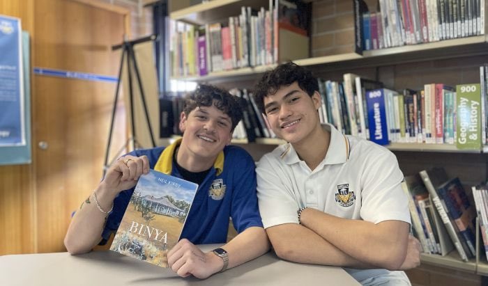Former Warilla High School dux &amp; student leader Neil Kirby returned to his former school to launch his debut novel, Binya, five decades after he first walked the school’s corridors. Find out more about Neil’s visit &amp; other public school alumni authors. education.nsw.gov.au/news/latest-ne…