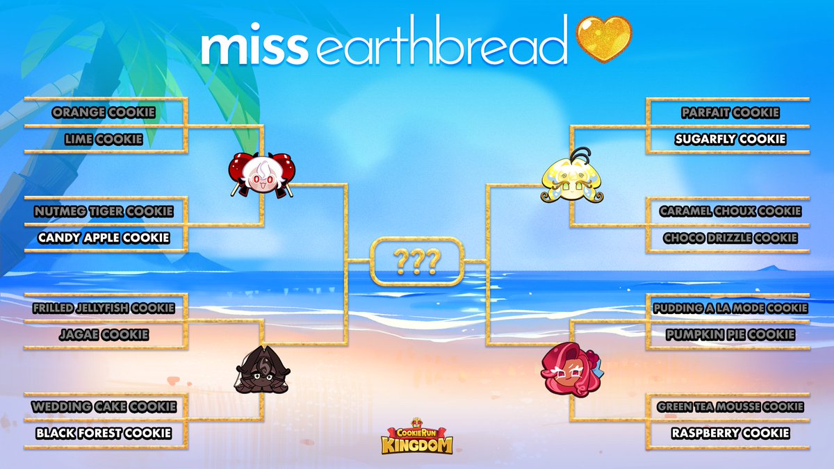 CRKingdomEN's tweet photo. IT'S THE SEMIFINAL ROUND OF MISS EARTHBREAD 2025 ❤️🔥
Vote now for the Cookies you want to see move on to the finals! 😍
#CookieRun #CookieRunKingdom #CRK #MissEarthbread #MissEarthbread2025 https://t.co/yWCOPlvKiu