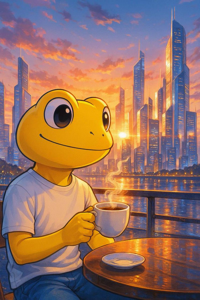 Living the good life, one calm moment at a time. The world is our backdrop. $TURBO 🐸✨