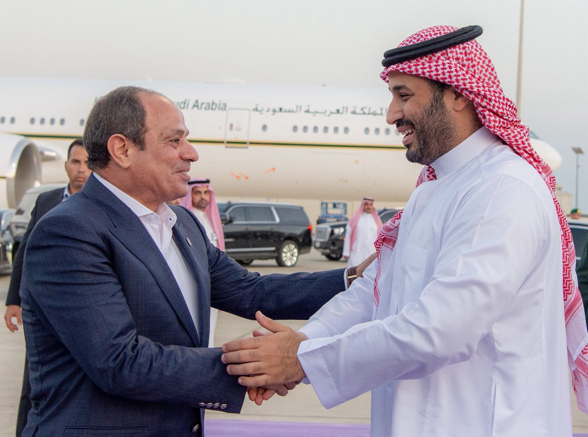 #السعودية و #مصر عمودا البيت العربي.