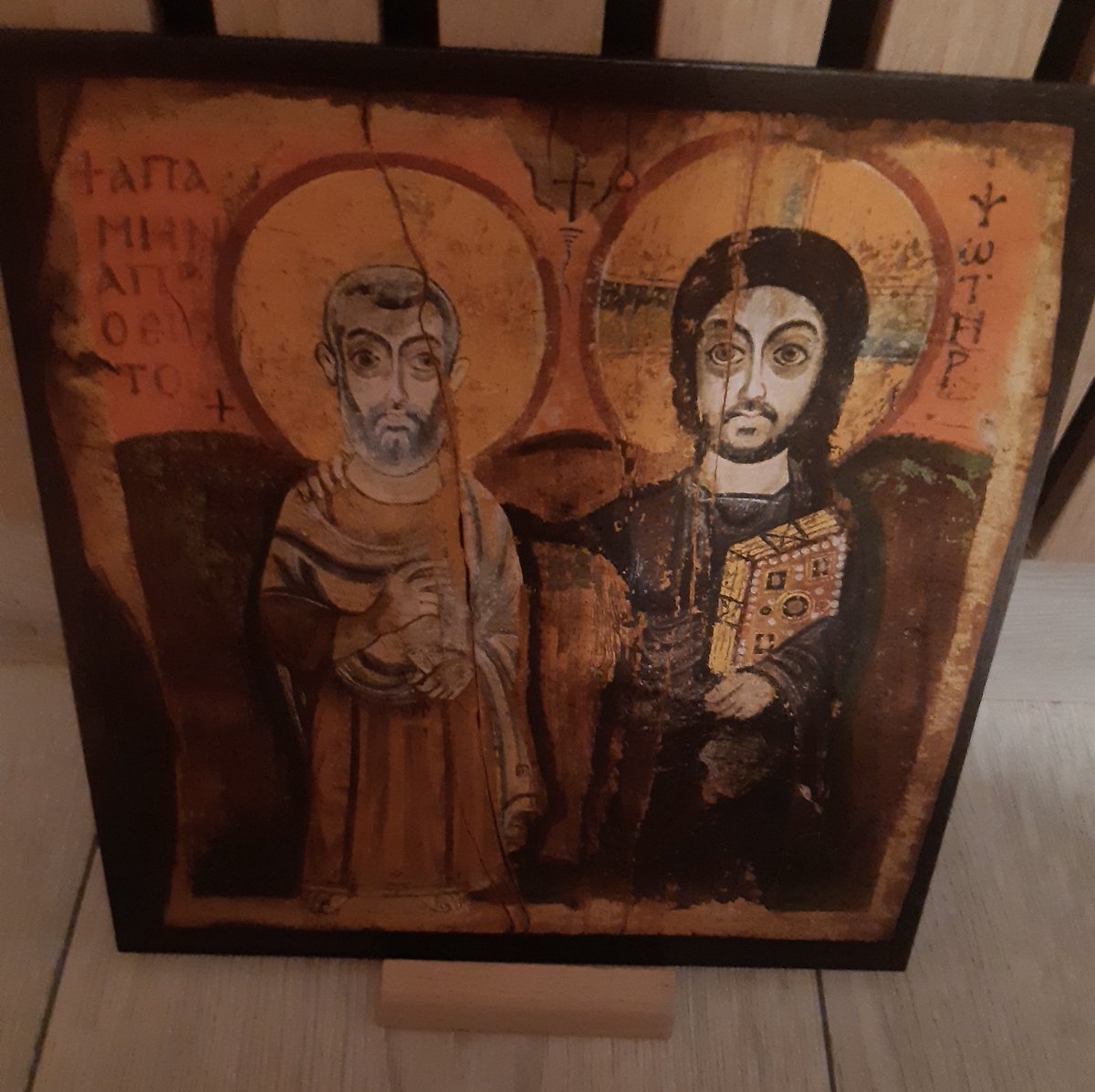 We were blessed today to receive this for the chapel in our house; a kind gift from a brother of ⁦<a href="/taize/">Taizé</a>⁩ who was visiting us

I have called you friends
because I have revealed to you
everything that I have heard from my father