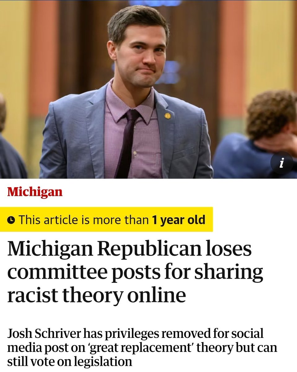 Joe F Spaulding π¦ (@beyond_process) on Twitter photo <a href="/jasonwsnead/">Jason Snead</a> Do you agree with Josh that pro-voter reforms like Ranked Choice Voting are part of a larger plot to replace white people with people of color? π¬
Or are you just floating the poll tested window dressing without actually researching who you're getting in bed with in #MILeg? <a href="/jasonwsnead/">Jason Snead</a> Do you agree with Josh that pro-voter reforms like Ranked Choice Voting are part of a larger plot to replace white people with people of color? π¬
Or are you just floating the poll tested window dressing without actually researching who you're getting in bed with in #MILeg?