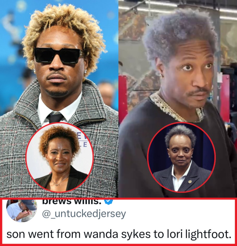 Fans react to Future's new hairstyle:

"Son went from Wanda Sykes to Lori Lightfoot"