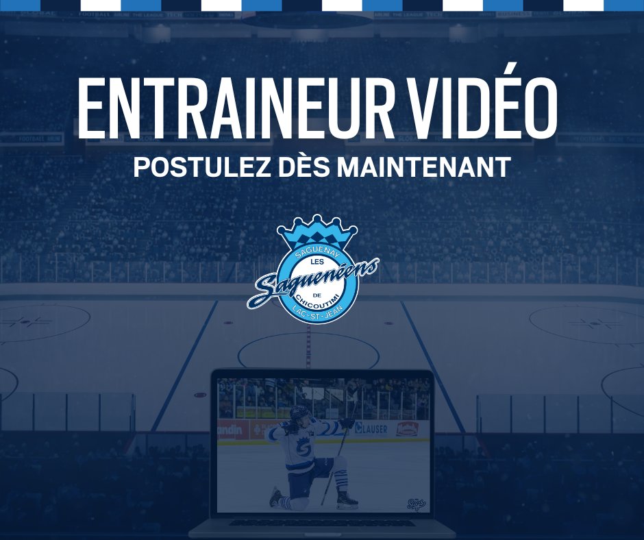 📷 OFFRE D'EMPLOI - REJOINS NOTRE ÉQUIPE 
🏒 On recherche un(e) ENTRAÎNEUR VIDÉO
 Ton profil:
-Connaissance approfondie du hockey et des systèmes de jeu.
-Passionné(e) d'analyse
-Expérience avec XOS ( un atout)
Tous les détails : chl.ca/lhj.../article…
#Videocoach #LHJMQ
