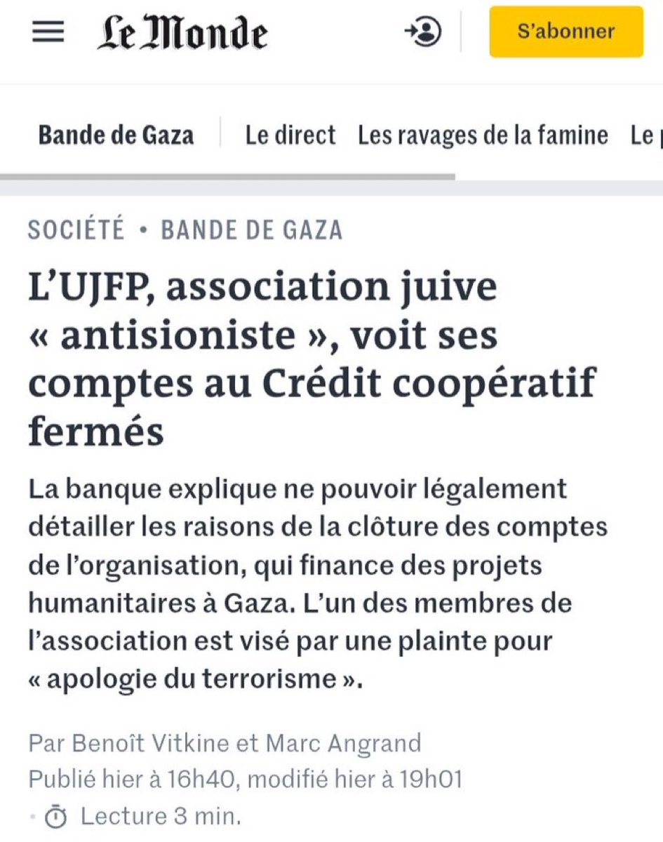 Honte au crédit coopératif 🔥