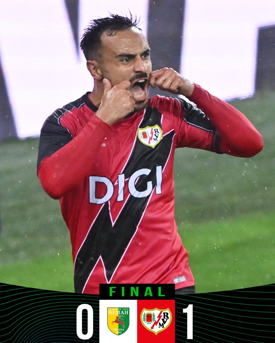 ⏹️ FIIIIINAAAAAL en Szeged. Histórica victoria del  Rayo en la ida  del playoff de Conference League  gracias al gol de Álvaro  García.
Todo se decidirá en Vallecas, os esperamos rayistas ⚡️