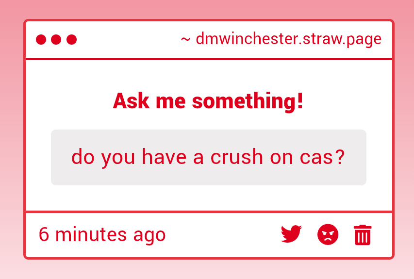 I'd hope so cause we're married.