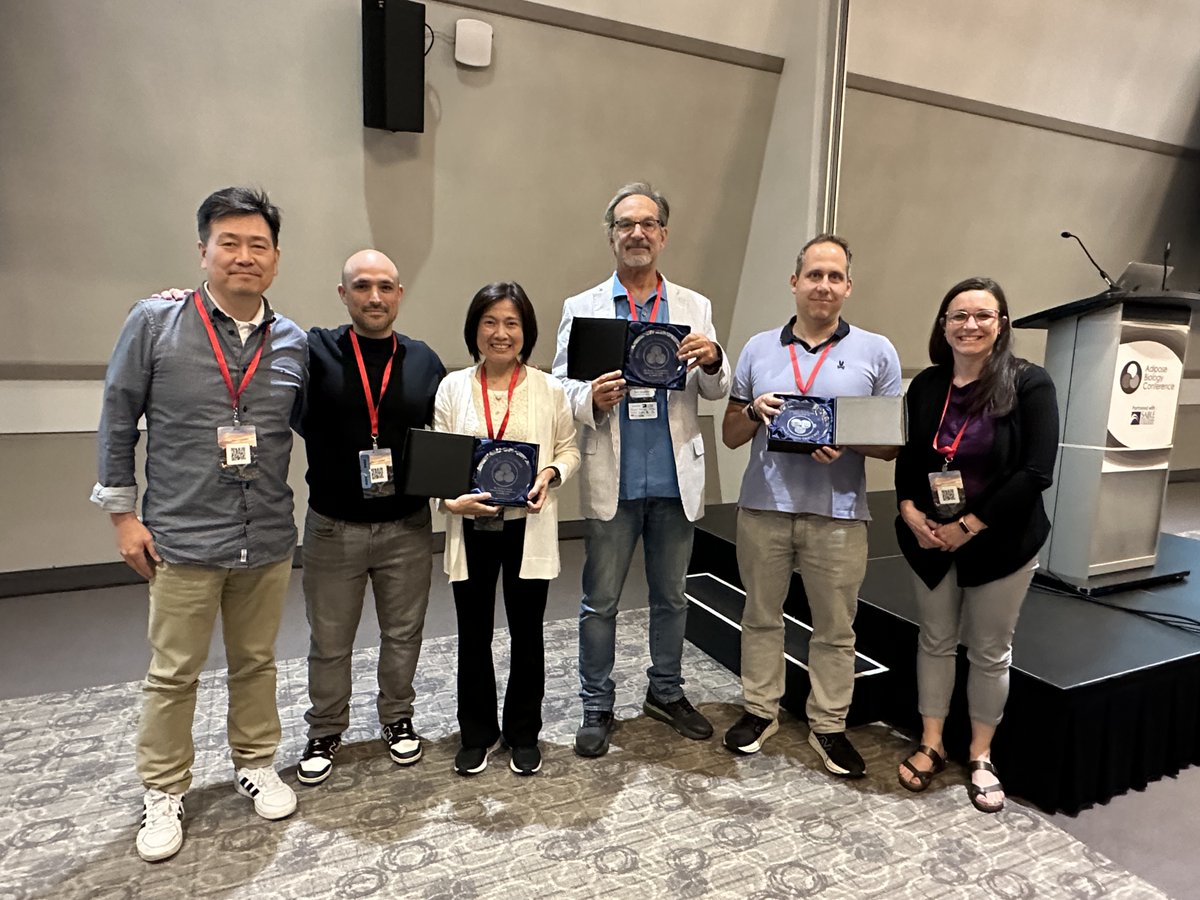 Congratulations to our distinguished awardees: Bruce Spiegelman, Yu-Hua Tseng, and Paul Cohen 🏆
It was a true privilege to learn from your groundbreaking contributions in the field of #AdiposeBiology🔬
Your work continues to inspire and shape the future of our community
#ABC2025