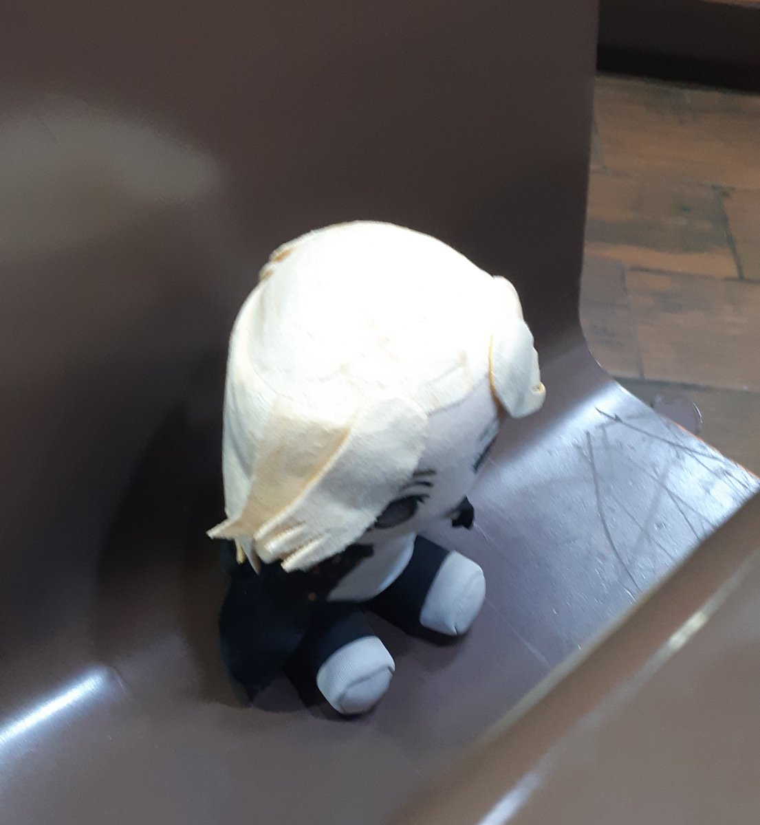 took the lil guy to run errands with me yesterday : ) no cake because he is a plushie so he can't eat it and i wasn't hungry!!! (but we picked up food for my brother) hbd mike!!! 🥳🎂🏍️